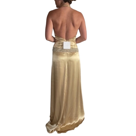 Jovani Halter Backless Dress - Picture 7 of 8